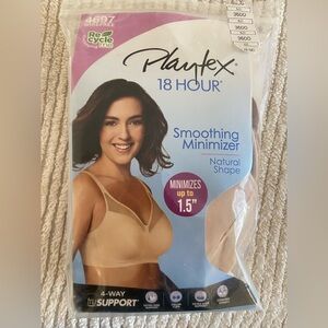New Playtex 18 Hour Smoothing Minimizer Bra - Tan